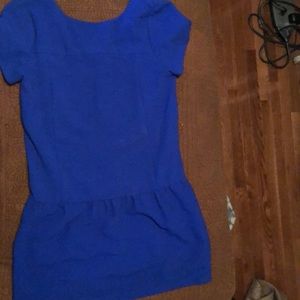 Royal blue dress